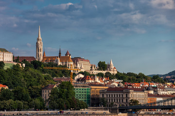 Obraz premium Buda Side Cityscape in Budapest City