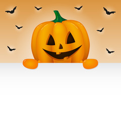 Halloween background with copyspace. Vector.