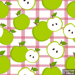 Seamless pattern of bright fruits. Strips. Texture. Delicious. For your design.