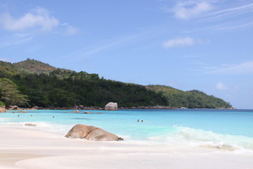 Seychelles plage Anse Lazio