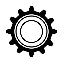 gear machine isolated icon