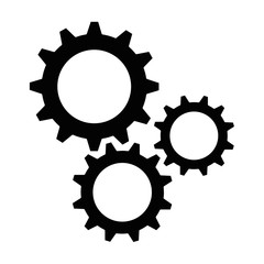 gear machine isolated icon