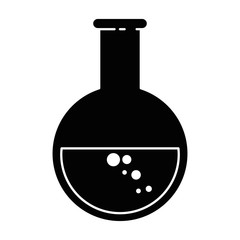 tube test laboratory isolated icon