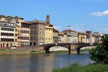 River Arno and Florence.