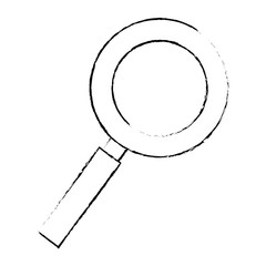 magnifying glass isolated icon