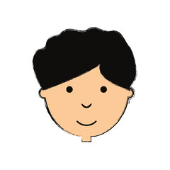 man  face  vector illustration