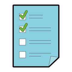 paper document checklist icon