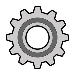 gear machine isolated icon