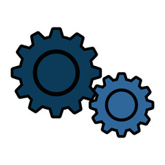 gear machine isolated icon
