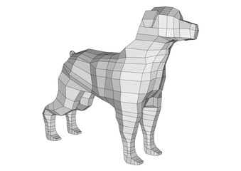 polygonal dog