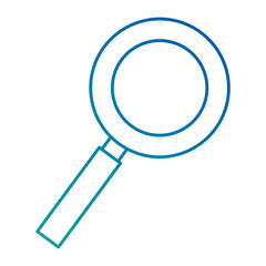 magnifying glass isolated icon