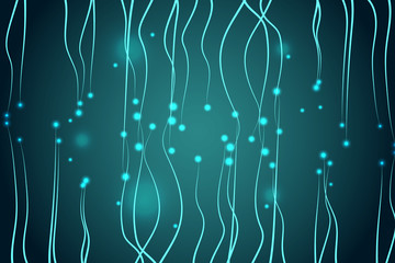 Abstract  technology  background.  Data transfer. Vector illustration. Energy transfer. Trendy geometric elements. Design.
