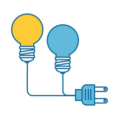 bulb light with connector