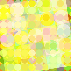 Illustration of Abstract Random Summer Colored Circles