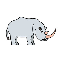 rhino vector illustration