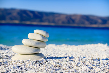 balanced sand stones