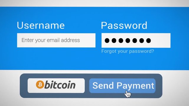 send payment with bitcoin button, digital payment for international online money transfers