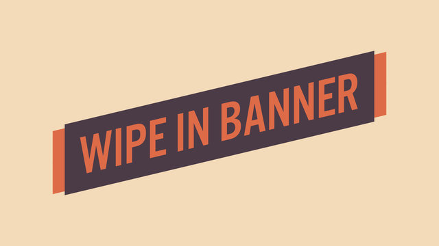 Wipe in Text Banner
