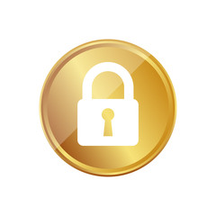 Gold Münze - Schloss - Verschlüsselung