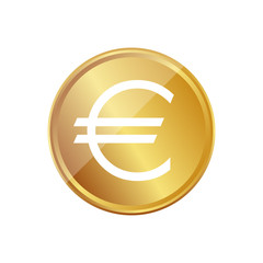 Obraz premium Gold Münze - Euro - Währung