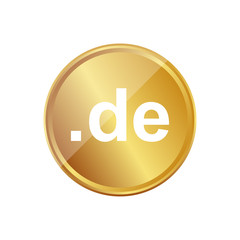 Gold Münze - .de URL