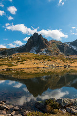 The Twin Lake - the largest in the area of the Seven Rila Lakes. Bulgaria