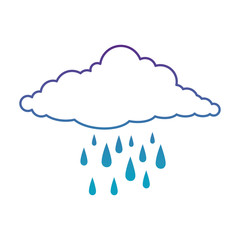 cloud sky silhouette with rain drops