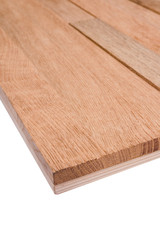 Wooden isolated background texture, compound tree of different pieces