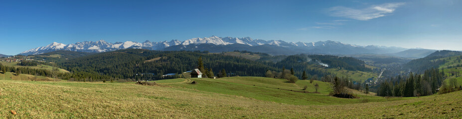 Gliczarów Panorama na Tatry © Ola i Eryk