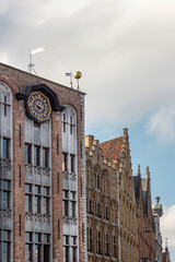 The magnificent medieval architecture of the city of Bruges