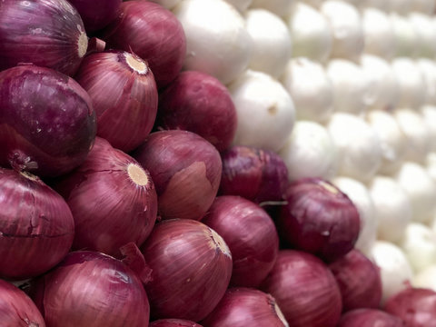 Red Onions Fade to White