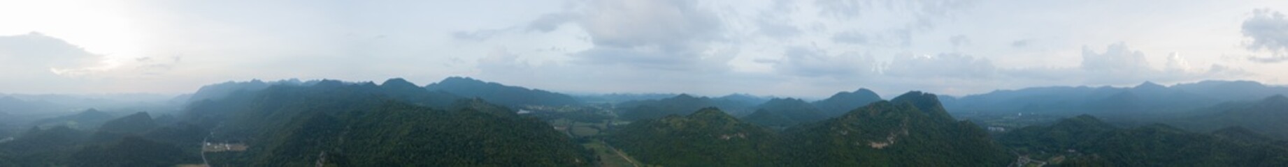 Fototapeta premium View of sunset in the evening.