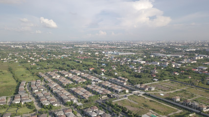 View of sunset in the evening 