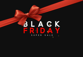 Black Friday sale, banner, poster, logo.