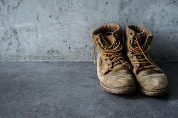 Work vintage boots