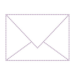 mail envelope isolated icon