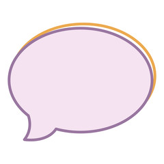Fototapeta premium speech bubble isolated icon