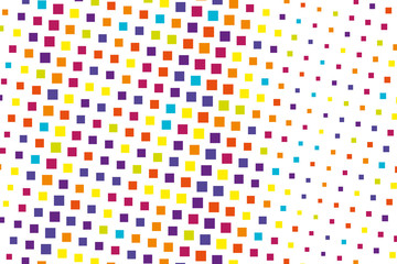 Obraz premium Halftone background. Abstract geometric pattern with small squares. Design element for web banners, posters, cards, wallpapers