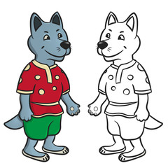 Wolf coloring pages