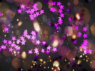Obraz na płótnie Canvas Festive Christmas background. Elegant abstract background with stars and fireworks