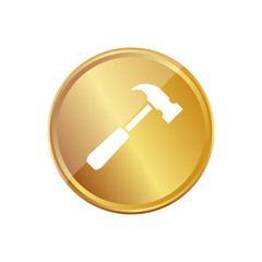 Gold Münze - Hammer