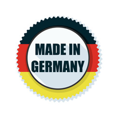 Made in Germany label illustration