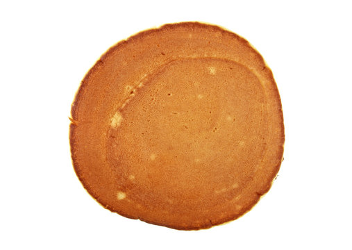 Pancake on a white background