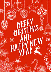 Christmas poster for party.