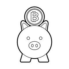 business piggy and bitcoin safety money