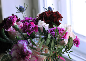 Background of beautiful spring flowers. Close-up