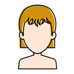 beautiful woman shirtless avatar character