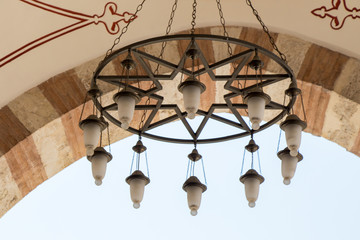 Ottoman style ceiling lamps for decoration