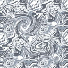 Grey wavy seamless pattern.