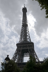 Tour Eiffel en contre jour